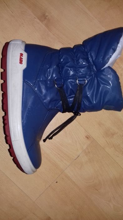 Непромокаемые Зимние сапоги для девочки, б/у