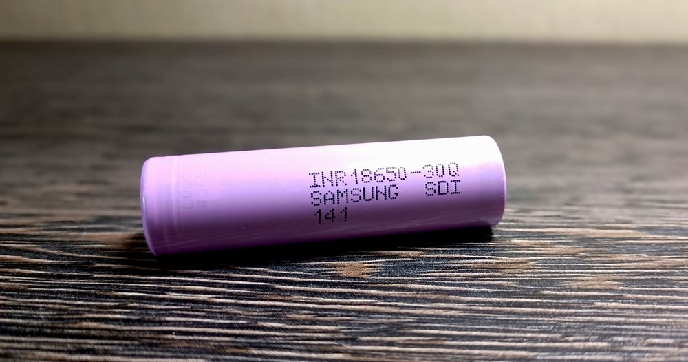 Аккумулятор высокотоковый 18650 Samsung 30 Q  15/30 A