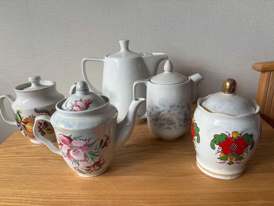 Чайники, кавники, порцеляна ,фарфор,Німеччина, Баранівка, Довбиш, Київ
