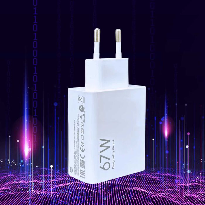 Сетевое зарядное устройство Xiaomi 67W Charger White зарядка