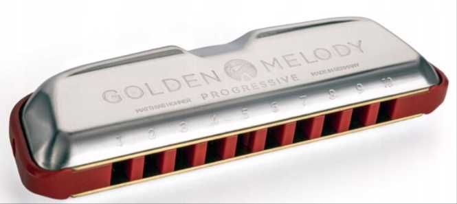 Harmonijka ustna Golden Melody Progressive G