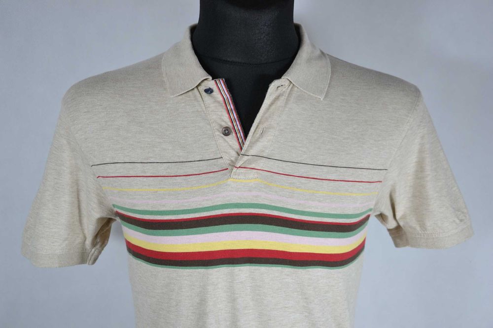 PAUL SMITH Jeans Koszulka Polo Męska S Super Stan Oryginalna Bawełna