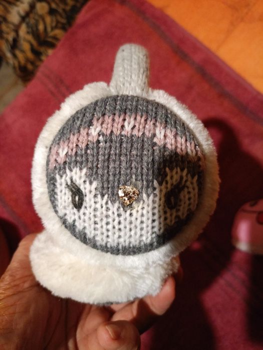 Меховые,флисовые наушники