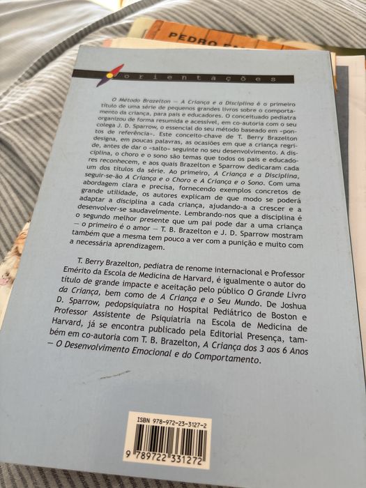 Livro A Criança e a Disciplina ( o metodo de Brazelton)
