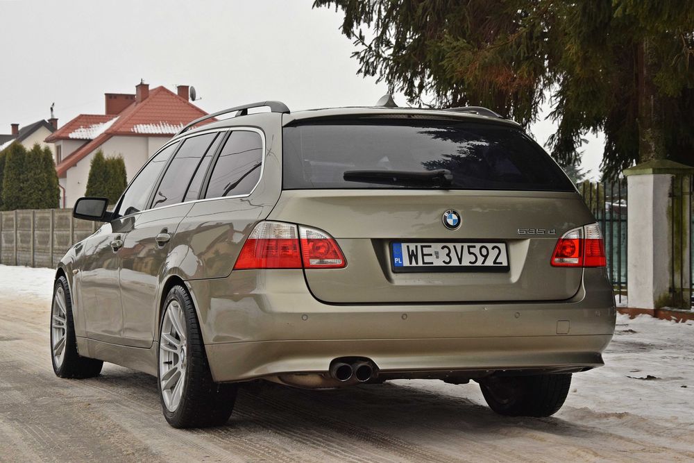 BMW E61 535D 272KM Touring Automat Head-Up El.klapa Duża Navi 2005 ROK