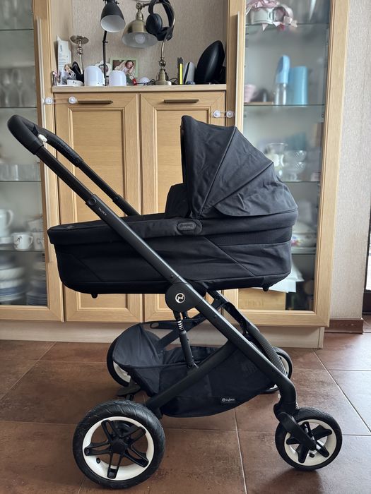Візочок (коляска) Cybex Talos S Lux 2 в 1 Moon Black