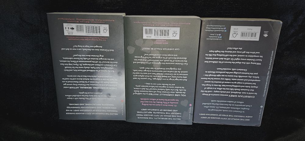 Livros 50 Shades of Grey by El James Christian version English