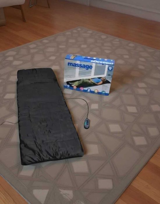 Масажний матрас з підігрівом 9 режимів для спини і шиї