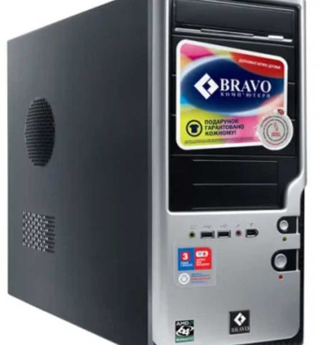 ПК  2  ЯДРА  -    ZOOM CHROME  OFFICE - WIN10  = для навчання =