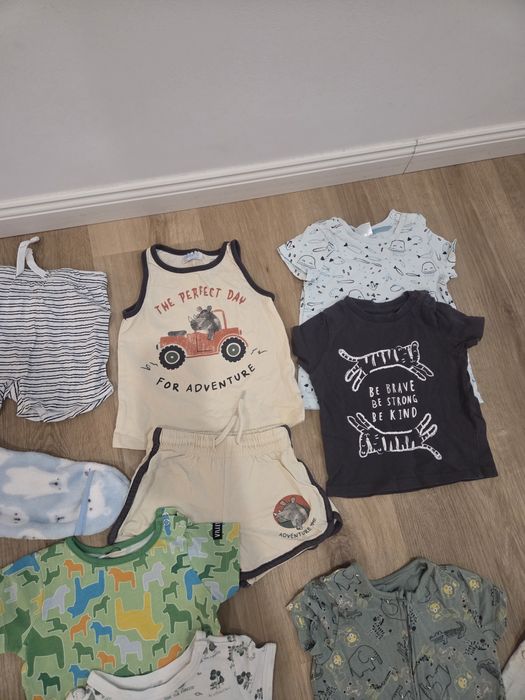 Paka zestaw ubran dla chlopca 74-80