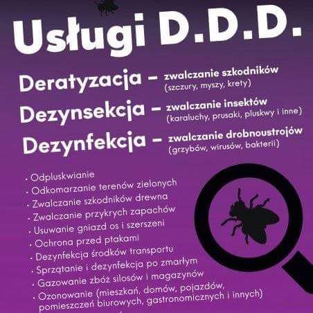 Gazowanie zboża, dezynsekcja magazynów/silosów, usuwanie barszczu s.