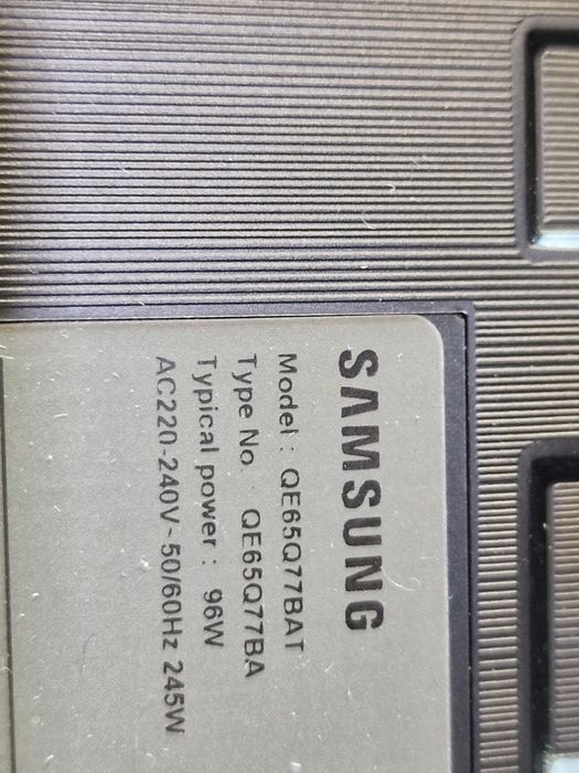 Samsung 65cali Qled 120Hz HDMI 2.1 SMART telewizor