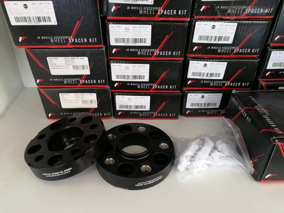 Espaçadores Japan Racing Duplo Aperto Mercedes/Audi 30 mm 5x112 CB66.