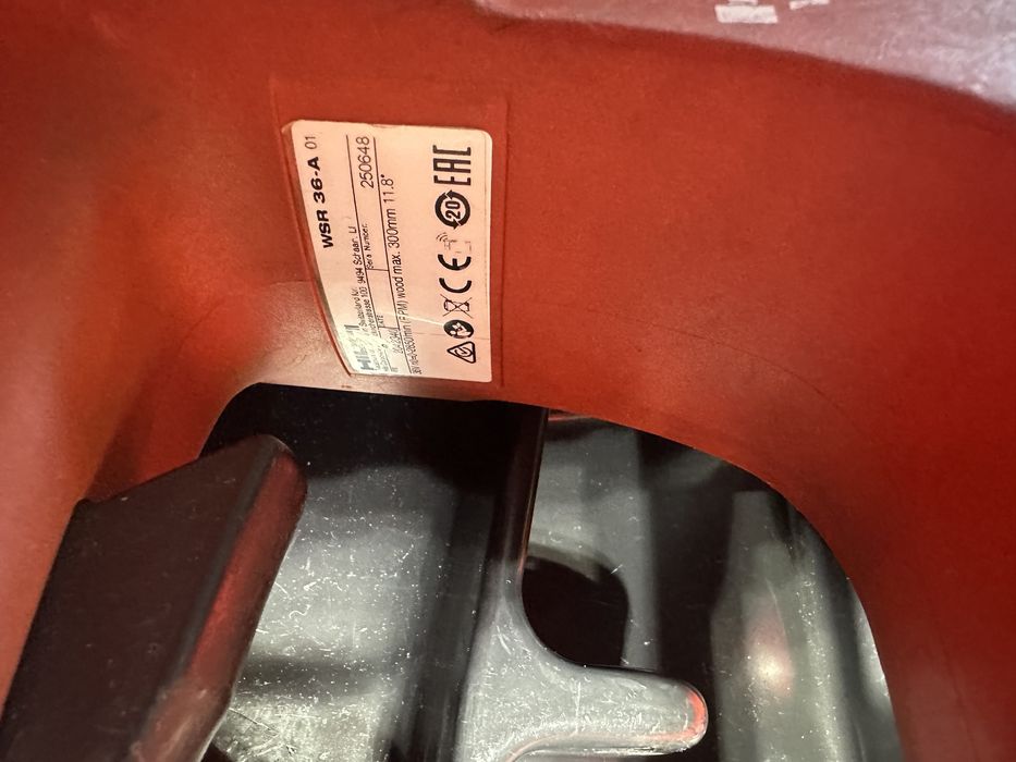 Аккумуляторная сабельная пила Hilti WSR 36-A +кейс Hilti b36/5.2