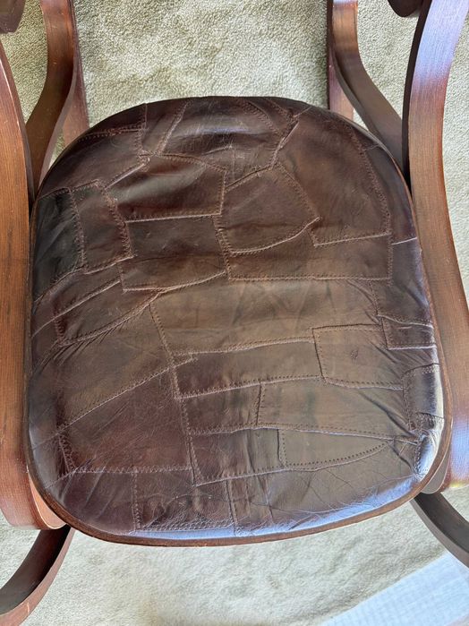 70s design Italian bentwood rocking chair