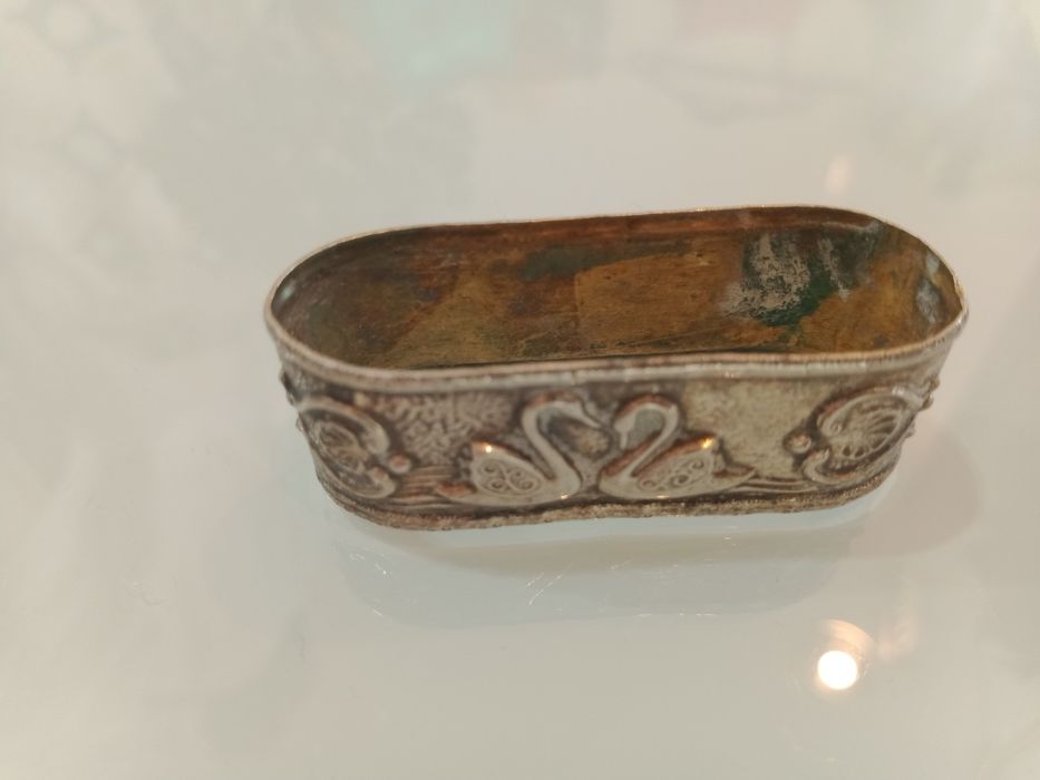 Porta papel em prata