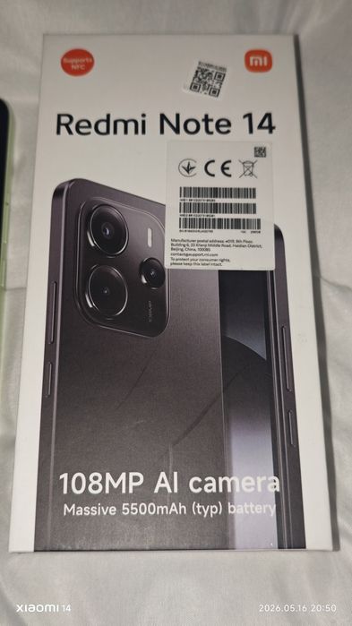 Redmi note 14 8ram 256rom