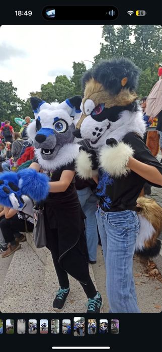 furry fursuit mini partial