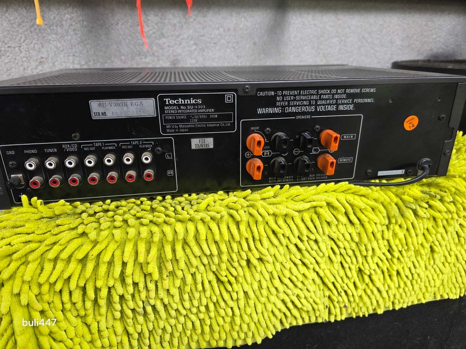 wzmacniacz technics su-v303 na tranzystorach