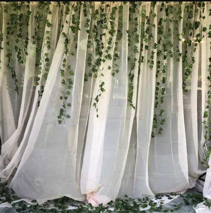 Sztuczny bluszcz 50 m na ścianę balkon taras dekoracja 50 metrów