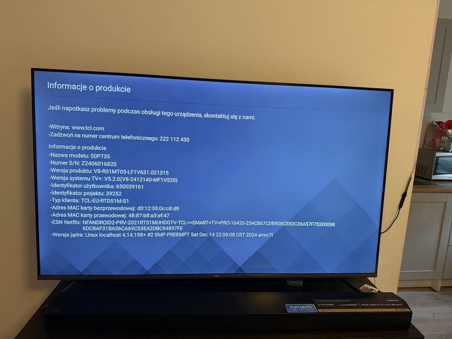 Telewizor Led TCL 50P735 50