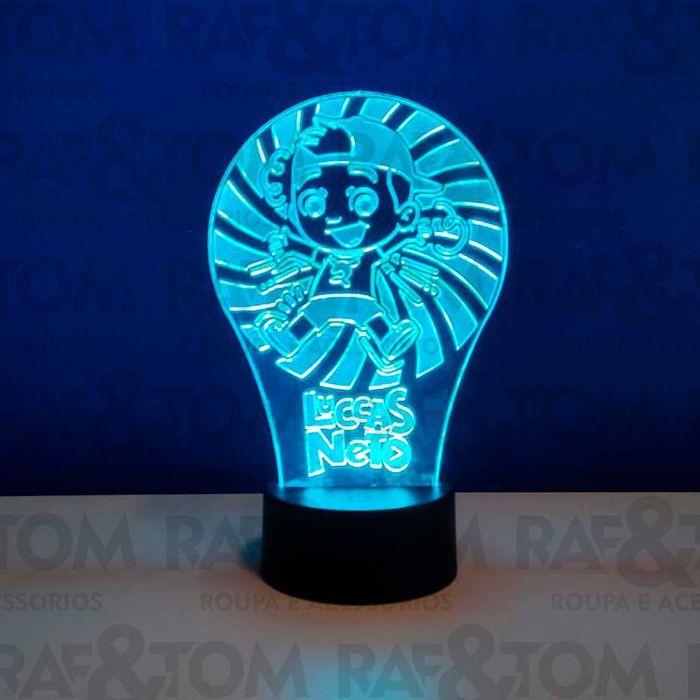 Candeeiro LED personalizado