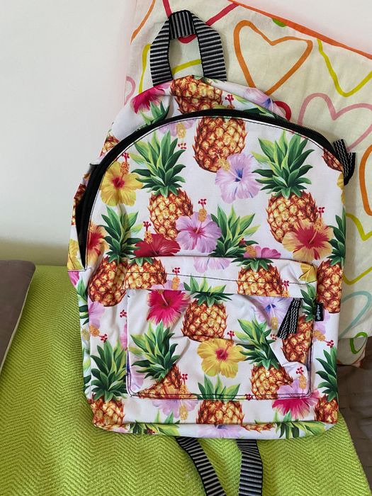 Brand-new labeled backpacks