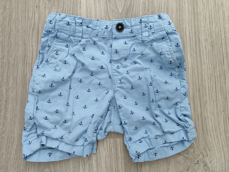 Zestaw spodenki szorty H&M F&F 80 cm