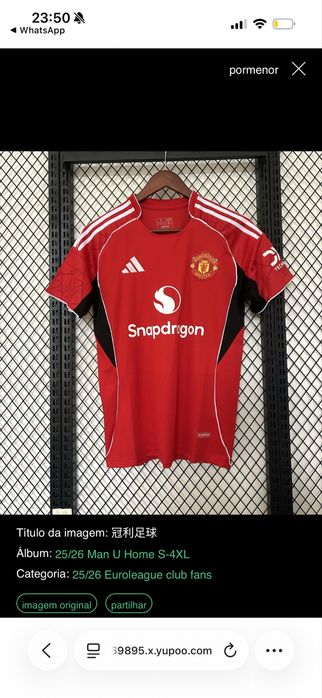 jerseys / camisolas de clubes e selecoes