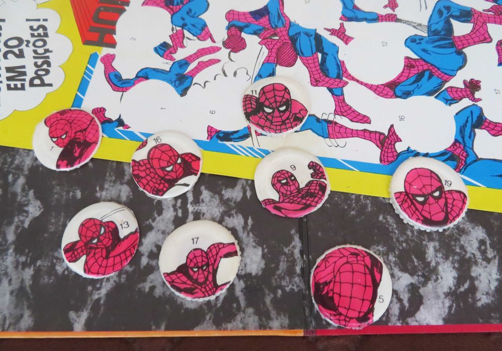 Caderneta de CARICAS (interiores) Homem ARANHA/Fruto Real