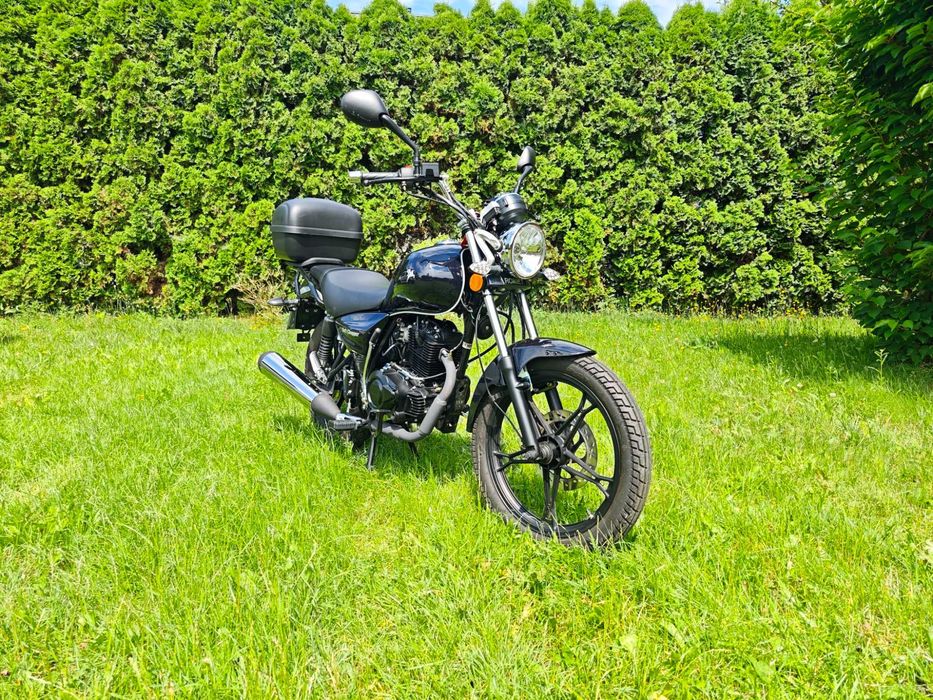 Romet Soft Chopper 125, kat B, MAŁY PRZEBIEG!