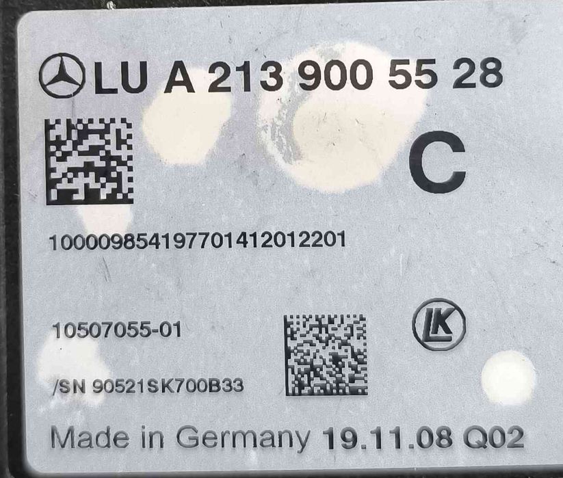 Módulo Eletrónico A2139005528 - MERCEDES-BENZ E-CLASS