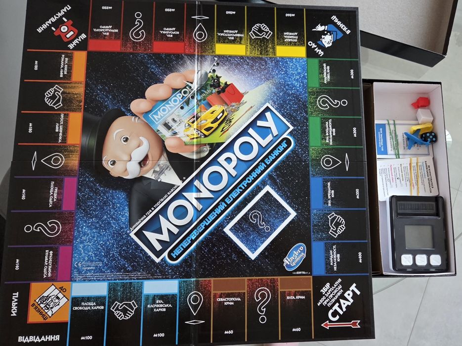 Нова!!!Настільна гра Monopoly Super Electronic Banking
