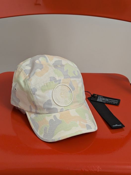 Stone Island x Supreme Reactive Ice Camo Ripstop Camp Cap: 7