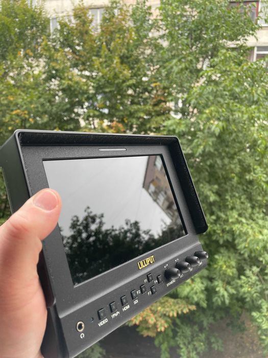 Lilliput 665/O/P 7" накамерний монітор HDMI + Sony/Canon адаптери