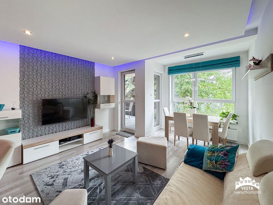 56 m² | 2 pokoje | Taras, garderoba | Nowoczesny blok z windą!