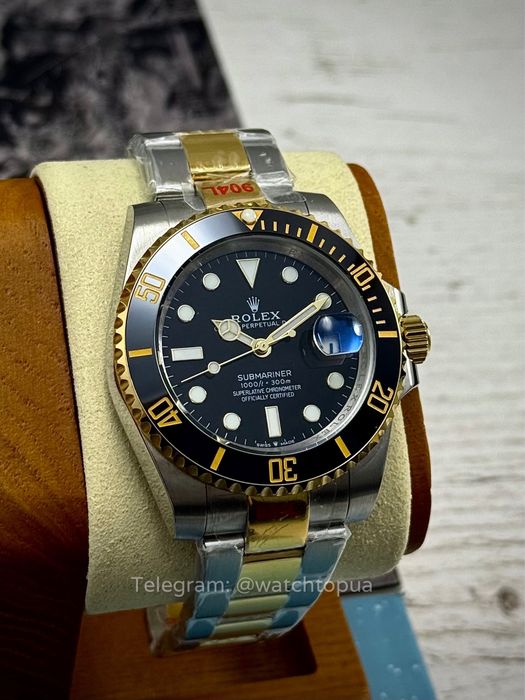 Годинник Rolex Submariner Date Black Gold Ролекс