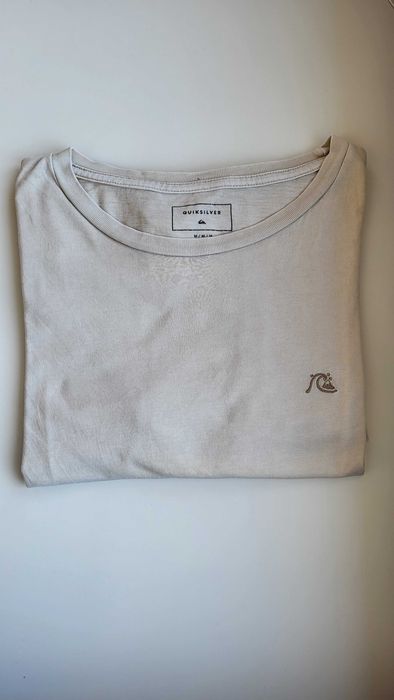 koszulka Quiksilver - tshirt - kremowy surf