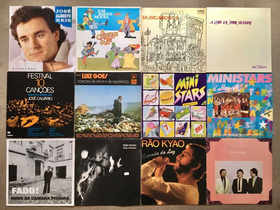 Discos vinil LP - 5€ cada - pop rock portuguesa