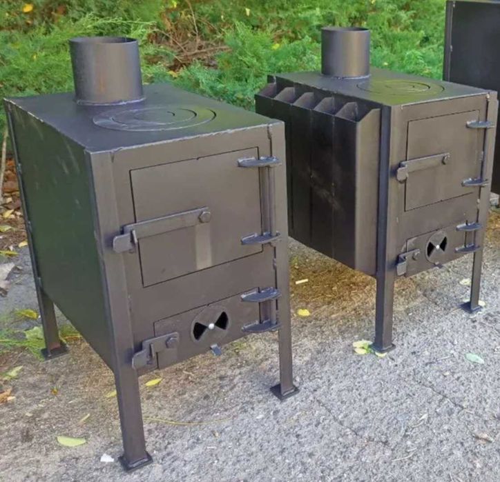 Бліндажна піч буржуйка пічка печь с турбиной окопная печка буржуйка