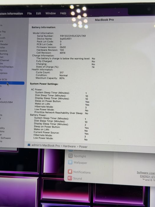 MacBook Pro 14 m2 max 96gb/8tb