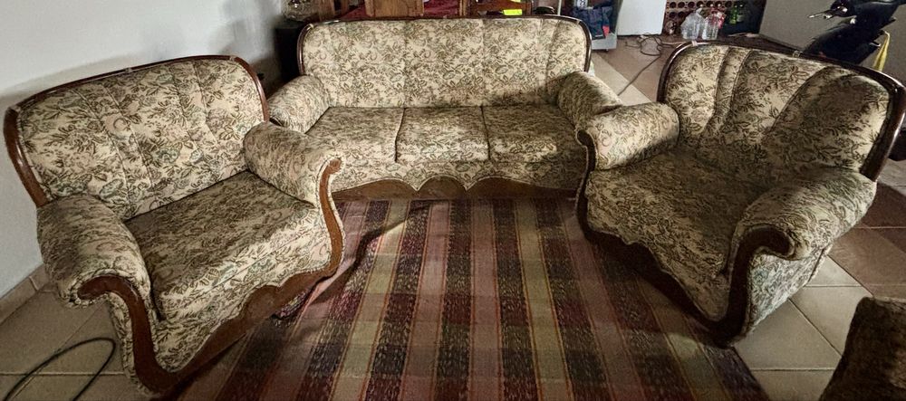 Conjunto sofás vintage