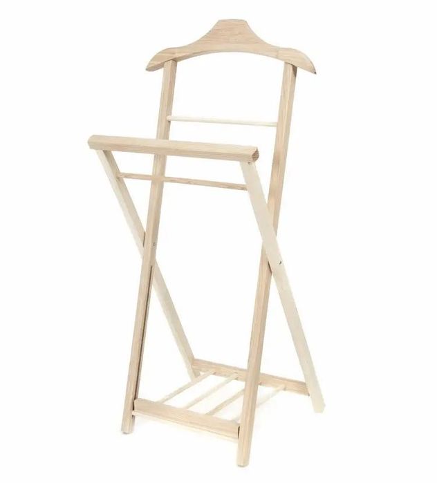 Wieszak krawcowa na garnitur i galanterię Compactor Diego drewno