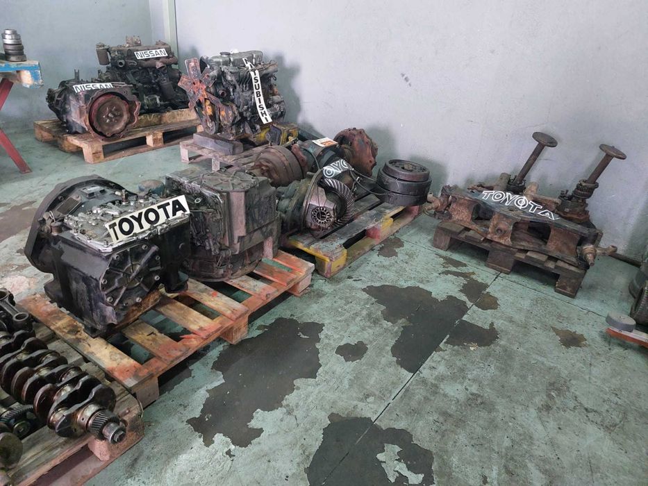 Materiais usados Empilhadores