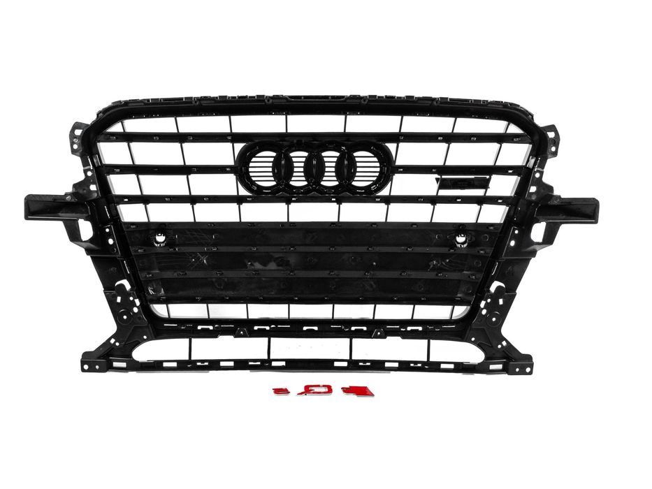 Audi Q5 2008-2017 рр. Передня решітка SQ-Style (2012-2017, чорна)