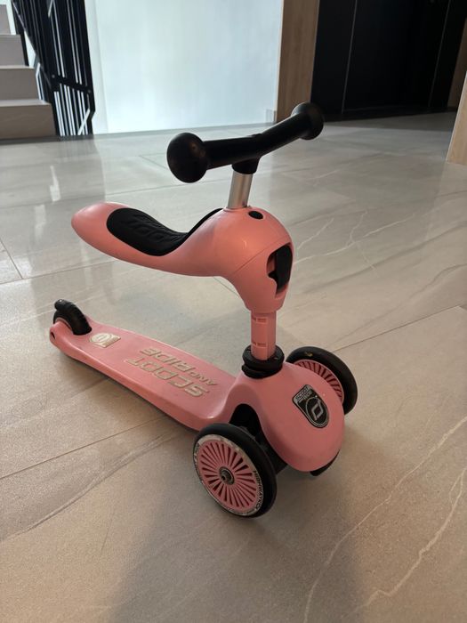 Hulajnoga scoot and ride różowa