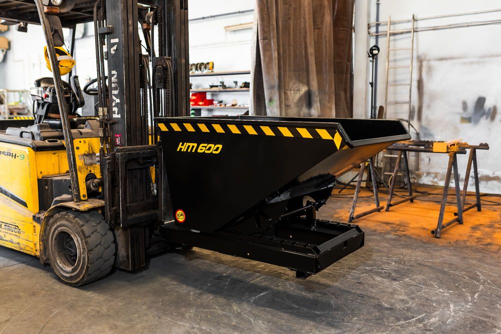 Kontener / Kontener samowyładowczy / Kontener metalowy 600L