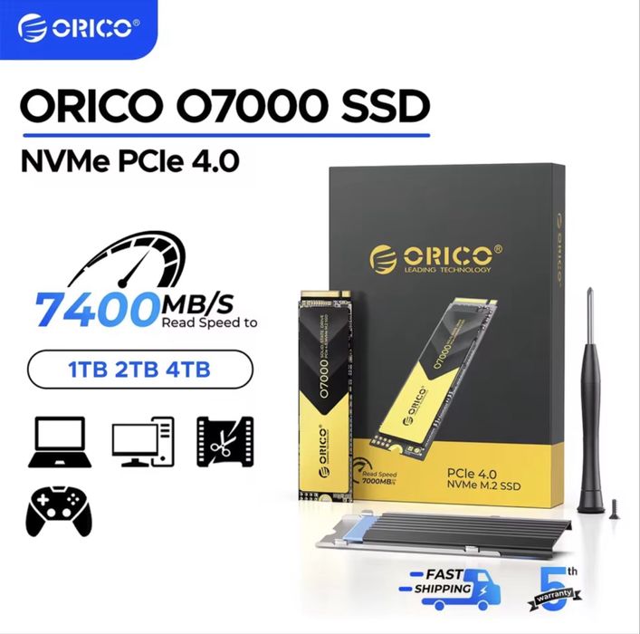 SSD-накопичувач Orico Bestos 128,256  m2 Sata 500MB/S