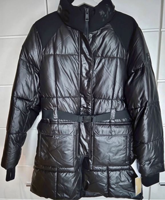 Michael Kors Kurtka Płaszcz Czarna L Oryginalna NOWA KORS MICHAEL ###