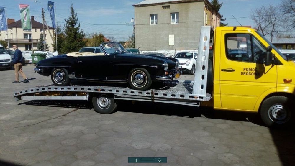 Transport do 12ton Pomoc drogowa 24H holowanie laweta Poznań cała Pols